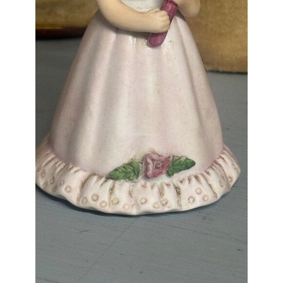 Vintage Enesco Growing Up Girls Age 5 Blonde Figurine 1982 Porcelain Birthday - Picture 3 of 12